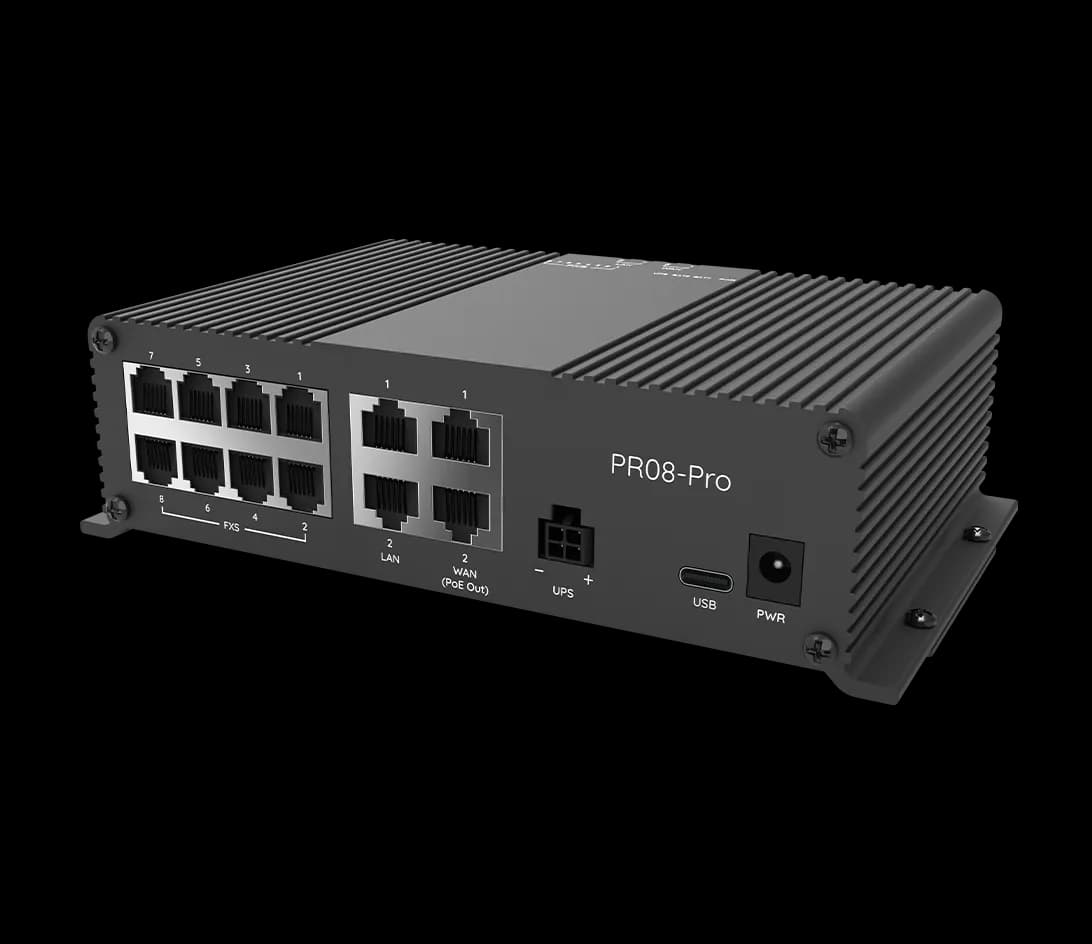 PR08-Pro - Dual WAN VoIP Router With Built-In Battery device