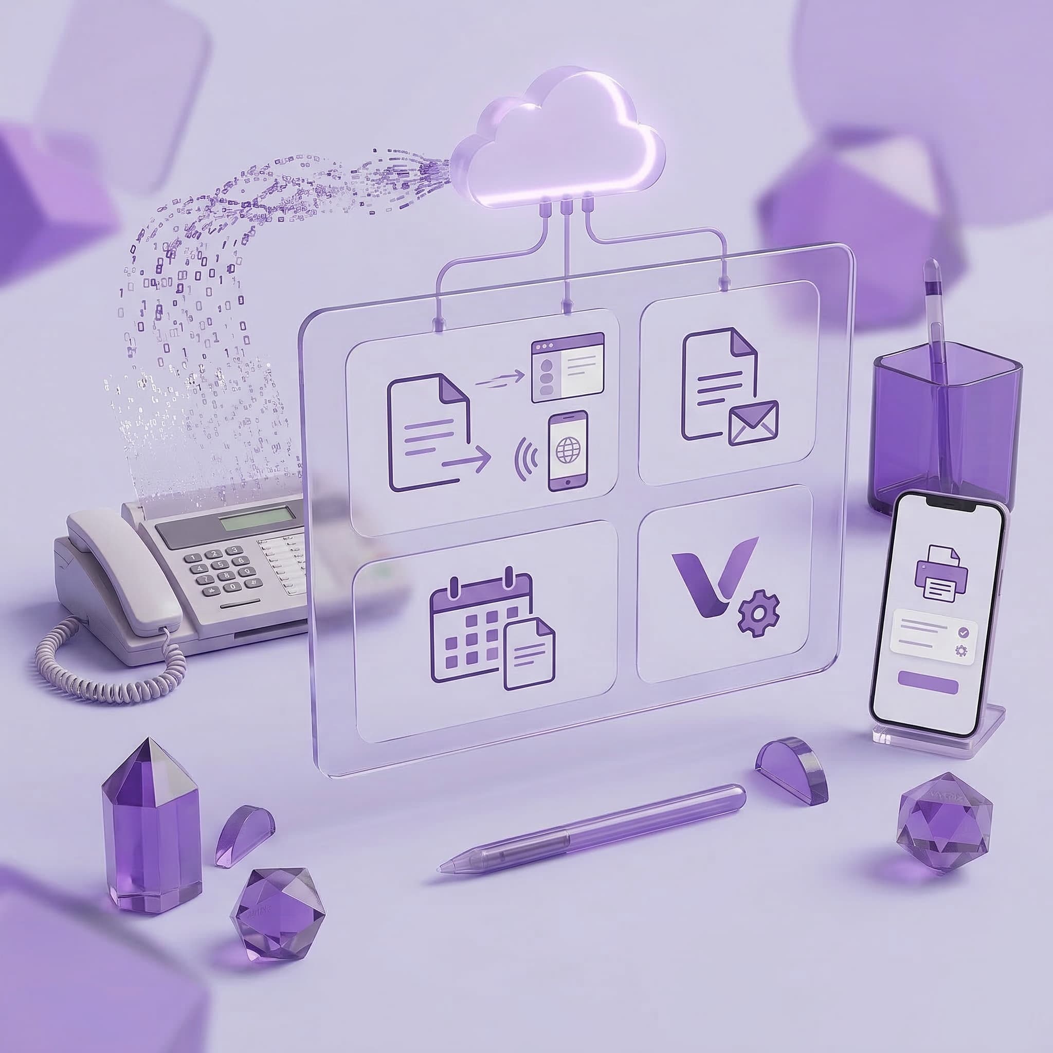 VATRIX cloud fax delivery preview